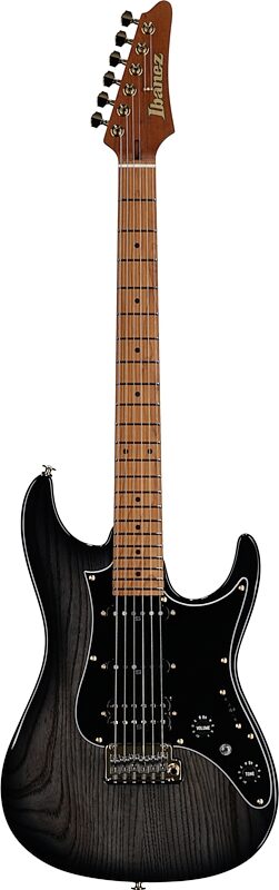 open zoom image for Ibanez AZ2204 Prestige Electric Guitar (with Case), Transparent Gray Burst, Serial Number 210001F2533183, Full Straight Front
