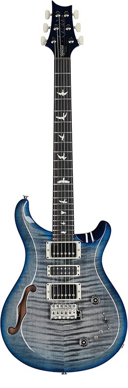 open zoom image for PRS Paul Reed Smith S2 Special Semi-Hollow Electric Guitar (with Gig Bag), Faded Gray Black Blue Burst, Serial Number S2085401, Full Straight Front