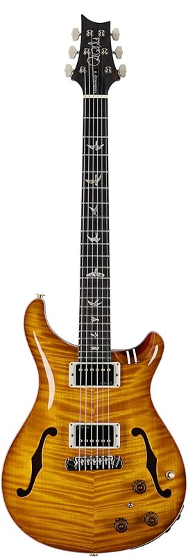 open zoom image for PRS Paul Reed Smith Hollowbody II 10-Top Electric Guitar (with Case), McCarty Sunburst, Serial Number 0419557, Full Straight Front