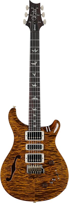 open zoom image for PRS Paul Reed Smith Special Semi-Hollow LTD 10-Top Electric Guitar (with Case), Black Gold, Serial Number 0421090, Full Straight Front