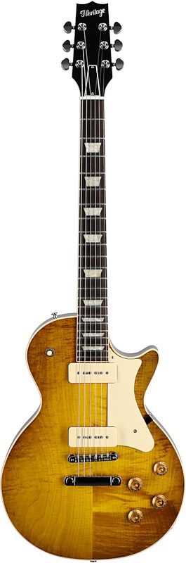 open zoom image for Heritage Standard II Collection H-150 P-90 Electric Guitar (with Case), Dirty Lemon Burst, Serial Number 1260584, Full Straight Front