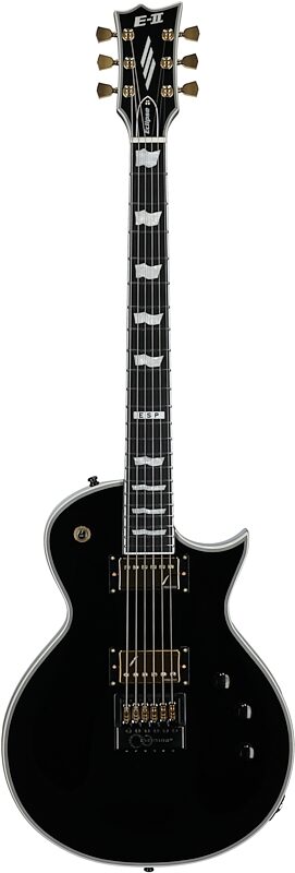 open zoom image for ESP E-II Eclipse FT Evertune Electric Guitar (with Case), Black, with Hard Case, B-Stock, Serial Number ES6385243, Full Straight Front