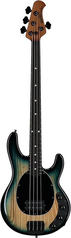 open zoom image for Ernie Ball Music Man StingRay Special Electric Bass (with Case), Mean Blue Burst, Ebony Fretboard, Serial Number K06020, Full Straight Front