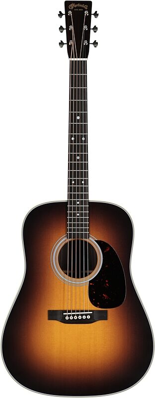 open zoom image for Martin D-28 Satin Acoustic Guitar (with Case), Burst, Serial Number M3036165, Full Straight Front