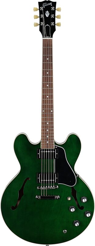 open zoom image for Gibson ES-335 Electric Guitar (with Case), Spearmint, Serial Number 200860160, Full Straight Front