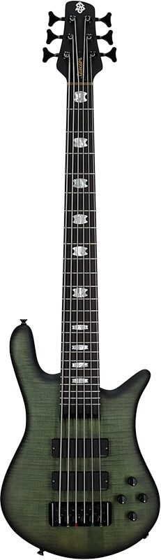 open zoom image for Spector Euro 6 LX Bass Guitar, 6-String (with Gig Bag), Haunted Moss Matte, Serial Number ]C1 NB23150, Full Straight Front