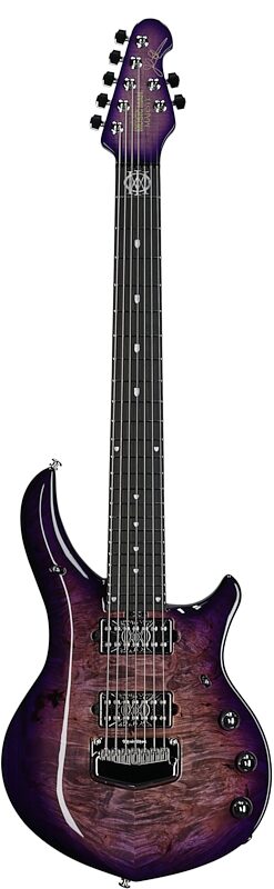 open zoom image for Ernie Ball Music Man Majesty 7 Electric Guitar, 7-String (with Case), Wolf's Bane, Serial Number M021945, Full Straight Front