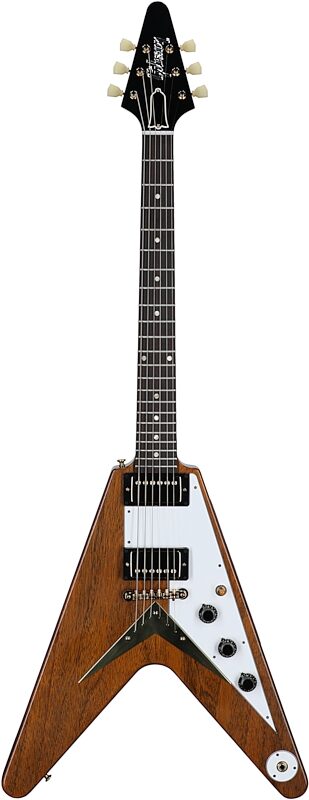 open zoom image for Gibson Custom Shop 1958 Mahogany Flying V Reissue Electric Guitar (with Case), New, Serial Number 86234, Full Straight Front