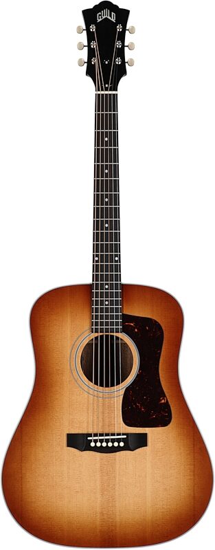 open zoom image for Guild D-40E Standard Acoustic-Electric Guitar, Pacific Sunset Burst, Serial Number US260330, Full Straight Front