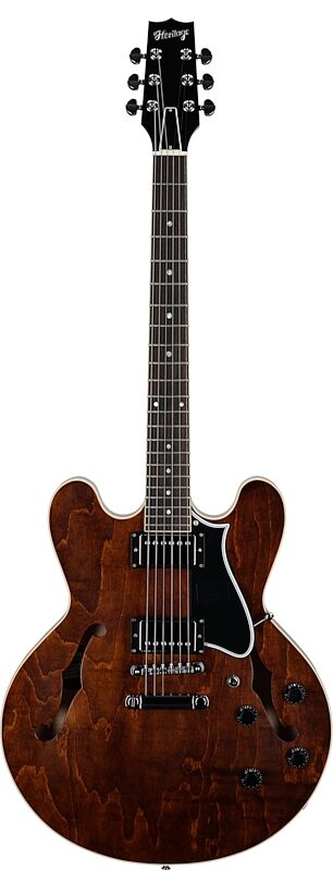 open zoom image for Heritage Standard II Collection H-535 Electric Guitar (with Case), Exclusive Walnut, Serial Number 1260454, Full Straight Front