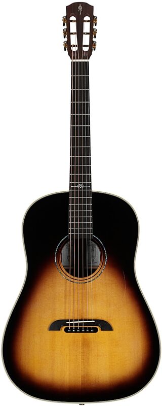 open zoom image for Alvarez Yairi DYMR70 Masterworks Dreadnought Acoustic Guitar (with Case), Sunburst, Serial Number 76746, Full Straight Front