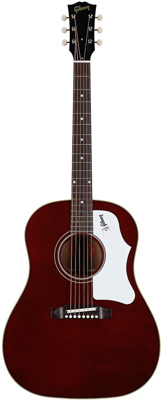 open zoom image for Gibson '60s J-45 Original Acoustic Guitar (with Case), Wine Red, Serial Number 23175263, Full Straight Front