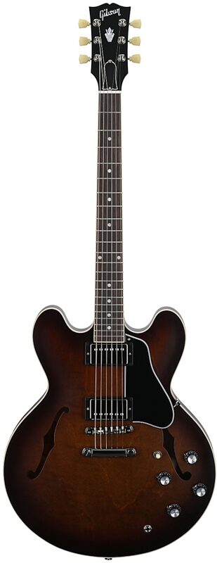 open zoom image for Gibson ES-335 Dot Satin Electric Guitar (with Case), Smokehouse, Serial Number 207760348, Full Straight Front