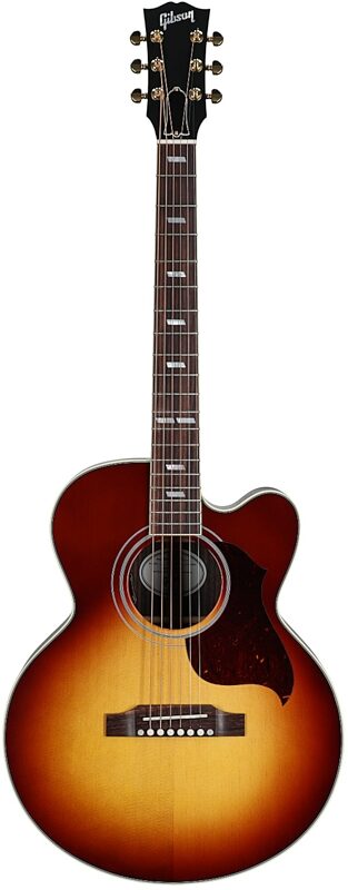 open zoom image for Gibson Parlor Rosewood EC Acoustic-Electric Guitar (with Case), Rosewood Burst, Serial Number 20576024, Full Straight Front