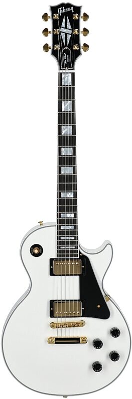 open zoom image for Gibson Les Paul Custom Electric Guitar (with Case), Alpine White, Serial Number CS601004, Full Straight Front