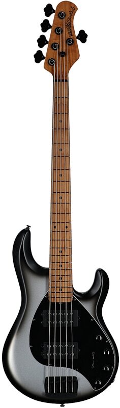 open zoom image for Ernie Ball Music Man StingRay 5 Special HH Electric Bass (with Case), Black Rock, Maple Fretboard, Serial Number K08012, Full Straight Front