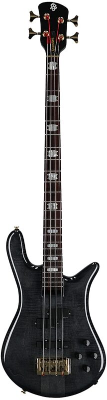 open zoom image for Spector Euro 4 Doug Wimbish Signature Model Electric Bass, Black Stain Gloss, Serial Number ]C121NB24160, Full Straight Front