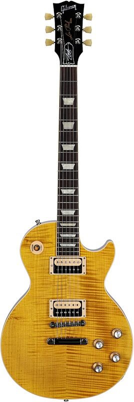 open zoom image for Gibson Slash Les Paul Standard Electric Guitar (with Case), Appetite Amber, Serial Number 207760046, Full Straight Front