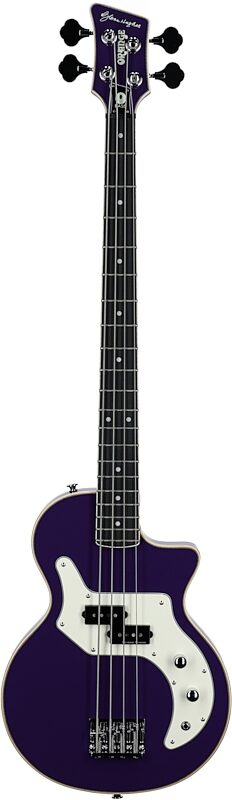 open zoom image for Orange Glenn Hughes Signature O Bass Electric Bass, Purple, Full Straight Front