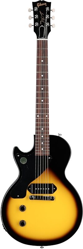 open zoom image for Gibson Les Paul Junior Vintage Left-Handed Electric Guitar (with Case), Tobacco Burst, Full Straight Front