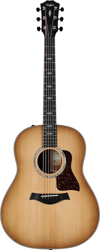 open zoom image for Taylor 517e Urban Ironbark Grand Pacific Acoustic-Electric Guitar (with Case), Shaded Edge Burst, Full Straight Front