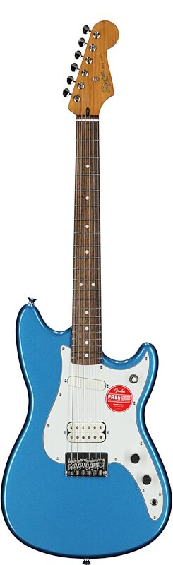 open zoom image for Squier Classic Vibe Duo-Sonic HS Electric Guitar, with Laurel Fingerboard, Lake Placid, Full Straight Front