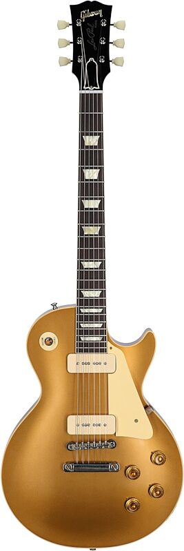 open zoom image for Gibson Custom Shop 1956 Les Paul Goldtop Reissue Electric Guitar (with Case), Double Gold, Open Box (Very Good), Full Straight Front