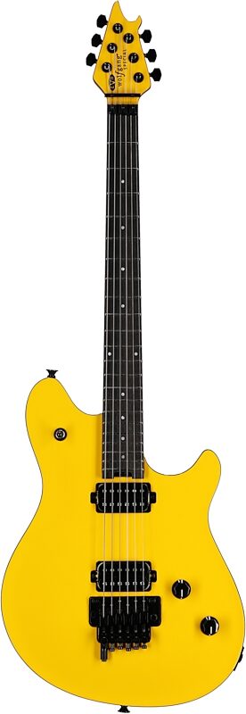 open zoom image for EVH Eddie Van Halen Wolfgang Special Quilted Maple Electric Guitar, Caution Yellow, Full Straight Front