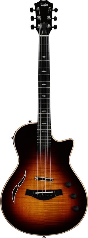 open zoom image for Taylor T5z Pro Armrest Electric Guitar (with Case), Tobacco Sunburst, Full Straight Front