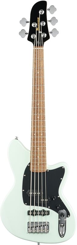 open zoom image for Ibanez Talman TMB35 Bass Guitar, Mint Green, Full Straight Front