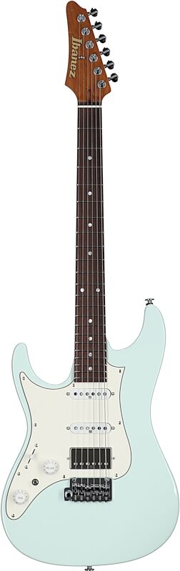 open zoom image for Ibanez AZ2204NWL Prestige Electric Guitar (with Case), Left-Handed, Mint Green, Full Straight Front