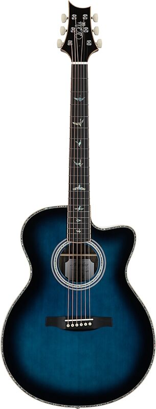open zoom image for PRS Paul Reed Smith SE Angelus A60E Acoustic-Electric Guitar, Cobalt Blue Burst, Full Straight Front