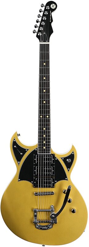 open zoom image for Reverend Reeves Gabrels Spacehawk Electric Guitar, Supreme Gold, Full Straight Front