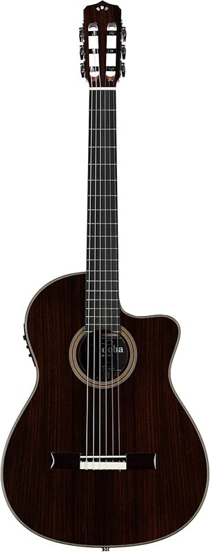 open zoom image for Cordoba Fusion 12 Rose II Classical Acoustic-Electric Guitar, Open Box (Very Good), Full Straight Front