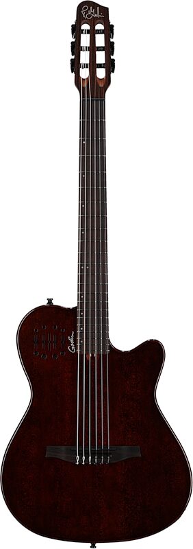 open zoom image for Godin Multiac Mundial Classical Acoustic-Electric Guitar (with Gig Bag), Kanyon Burst, Open Box (Very Good), Full Straight Front