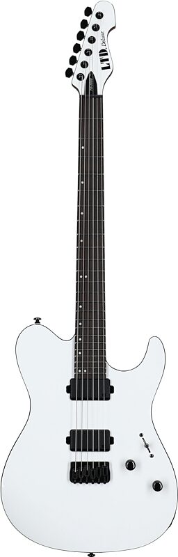 open zoom image for ESP LTD TH-1000 Electric Guitar, Snow White, Full Straight Front