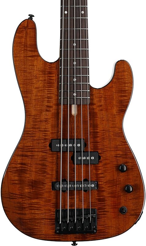 open zoom image for Schecter Michael Anthony MA-5 Electric Bass, 5-String, Gloss Natural, Body