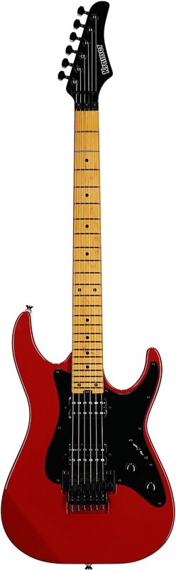 open zoom image for Kramer Volante HHFR Electric Guitar (with Gig Bag), Defender Red, Full Straight Front
