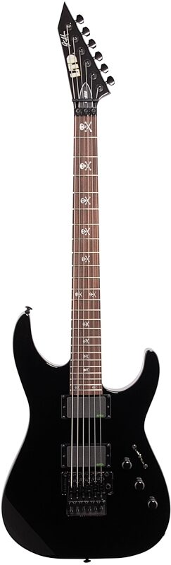 open zoom image for ESP LTD KH-602 Kirk Hammett Signature Electric Guitar (with Case), Black, Full Straight Front