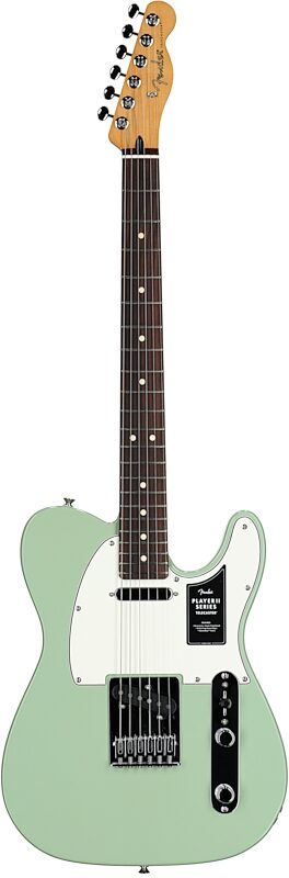 open zoom image for Fender Player II Telecaster Electric Guitar, with Rosewood Fingerboard, Birch Green, Open Box (Very Good), Full Straight Front