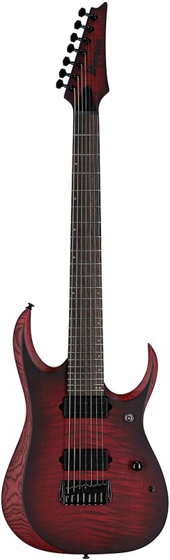 open zoom image for Ibanez RGD721FA Electric Guitar, Stained Wine Red Burst, Full Straight Front