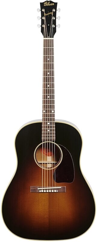 open zoom image for Gibson Custom Shop Historic 1942 Banner J-45 VOS Acoustic Guitar (with Case), Vintage Sunburst, Full Straight Front