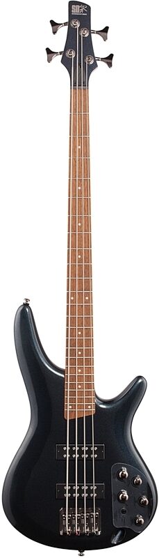 open zoom image for Ibanez SR300E Electric Bass, Iron Pewter, Full Straight Front