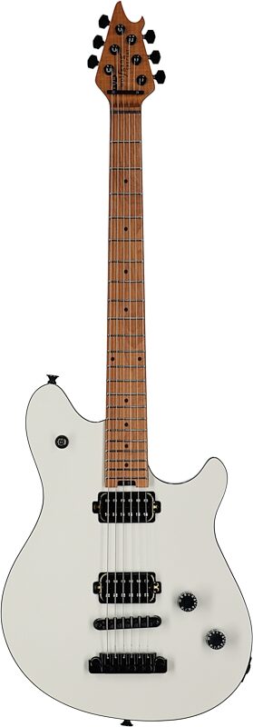 open zoom image for EVH Eddie Van Halen Limited Edition Wolfgang Special TOM Archtop Electric Guitar, Husk White, Full Straight Front