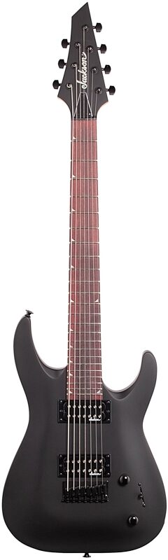 open zoom image for Jackson JS22-7 DKA Dinky HT Electric Guitar, 7-String (with Amaranth Fingerboard), Satin Black, Full Straight Front