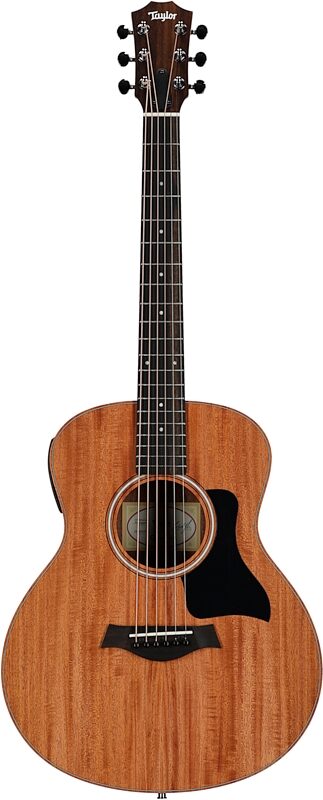 open zoom image for Taylor GS Mini-e Mahogany Acoustic-Electric Guitar (with Gig Bag), New, Full Straight Front