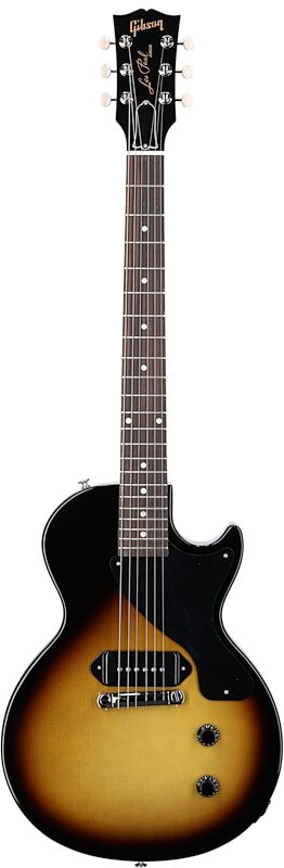 open zoom image for Gibson Les Paul Junior Vintage Electric Guitar (with Case), Tobacco Burst, Full Straight Front