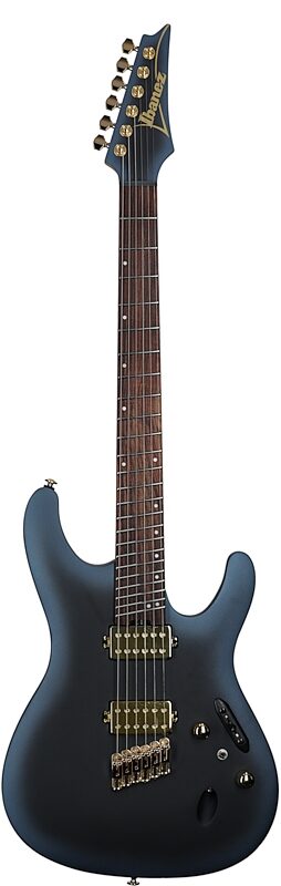 open zoom image for Ibanez SML721 Multi-scale Electric Guitar, Midnight Arctic Ocean, Full Straight Front