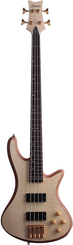 open zoom image for Schecter Stiletto Custom Electric Bass, Natural, Full Straight Front