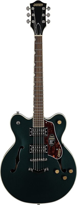 open zoom image for Gretsch G2622 Streamliner CB V Electric Guitar, Cadillac Green, Full Straight Front